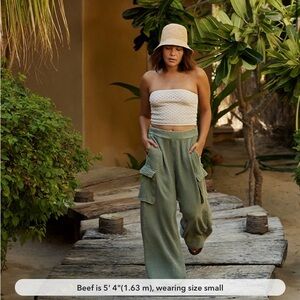 Aerie High Waisted Pool-To-Party Cargo Pant